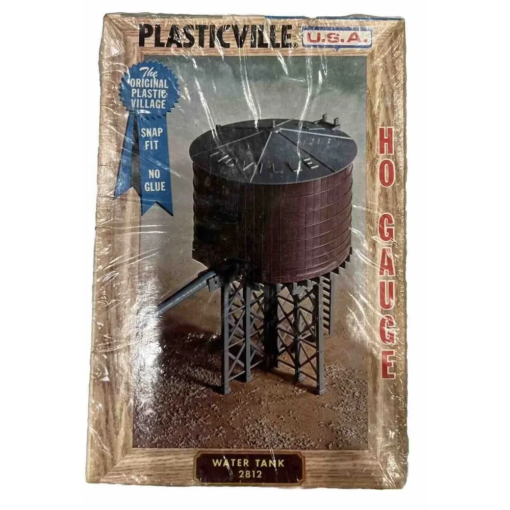 Plasticville Water Tank HO Scale The Original Plastic Village Snap Fit No Glue